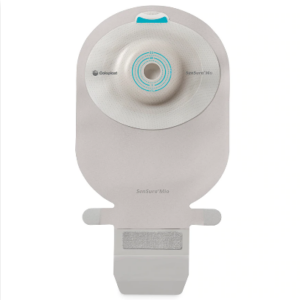 SenSura Mio Konvex Light Soft einteilig Ausstreifbeutel, Maxi, Stomagröße 25mm, Lichtgrau, P=10 Stück