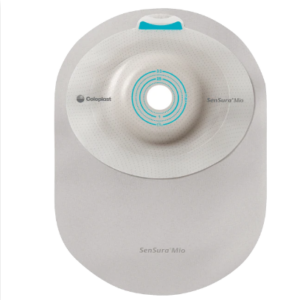 SenSura Mio Konvex Light Soft einteilig geschlossener Beutel, Maxi, Stomagröße 10-50mm, lichtgrau, P=10 Stück
