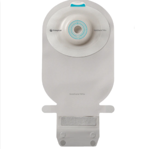 SenSura Mio Konvex Light einteilig Ausstreifbeutel, Maxi, Stomagröße 15-33mm, Lichtgrau, P=10 Stück,