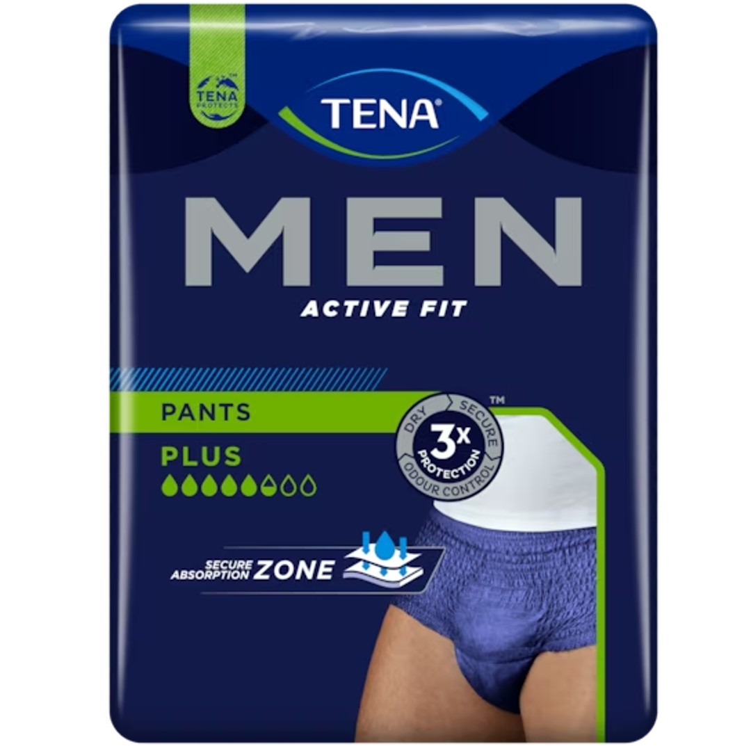 Tena Men Active Fit Plus Pants blau