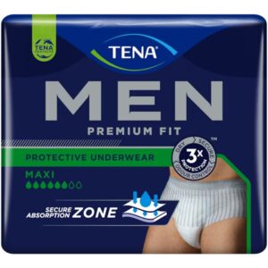 Die neue Tena Men Premium Fit Pants Maxi, HMV, Inkontinenzunterwäsche für Männer, Einwegpants bei starkem Harnverlust (S/M = 12 Stück) (L/XL = 10 Stück)