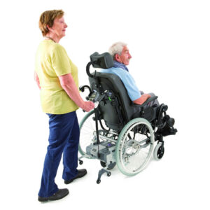 Alber Viamobil V25 komplett mit Pflege-Rollstuhl Schiebehilfe fertig montiert mit neuem Pflege-Rollstuhl Clematis Pro (Komplettset)