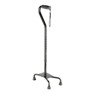 Cobi Rehab Vierfuß-Gehhilfe XL bis 270 kg, 4-Punkt-Gehstock, 71 - 93 cm höheneinstellbar