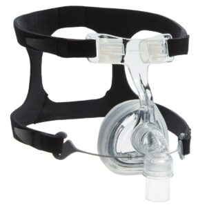 FlexiFit HC 407 Premium CPAP-Maske, Nasenmaske für Schlafapnoetherapie, 2. Generation, komplett mit Stretchgear-Kopfgurtsystem (#1287)