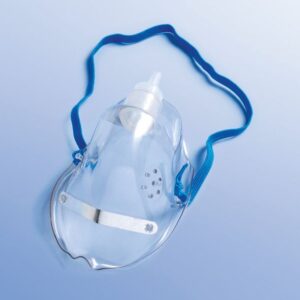 (AV) Sauerstoff-Atemmaske für Erwachsene zur Sauerstofftherapie (ohne Verbindungs-Schlauch) ideal im Krankenhaus-Klinikbedarf
