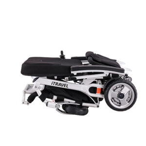 Meyra iTRAVEL-ALU Elektrorollstuhl, HMV, für Reise und Freizeit, faltbar, leicht und wendig, nur 22kg (bzw. 23kg inkl. Batterie)