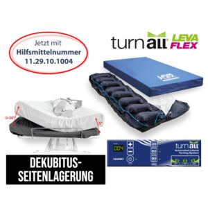 Turn All Leva Flex 3CT, Twin Matratze 85x200cm, HMV, System gegen Dekubitus zur seitlichen Druckentlastung, bis 225kg
