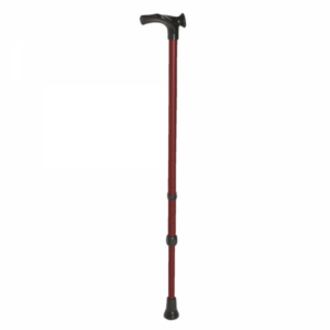 Rebotec Handy anatomischer Gehstock, weinrot