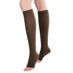 Juzo Inspiration AD CCL2 Kompressionsstrümpfe offene Fußspitze Trikotabschlussrand