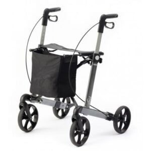Russka Vital Classic 54 Rollator in grau (Griffhöhe 66-85cm, Sitzbreite 44,5/36cm) (#10988)