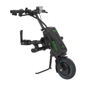 Rehasense Eco Travel Standard BX Zuggerät, 8''-Rad, 250W, bis 15 km/h, manuelle Klemme & Lift, Klassik Gasdrehgriff, 1,34'' LCD, 2 Gänge, reisefreundliche Rollstuhlbike
