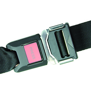 Sicherheitsgurt Sigu 1, Breite 40mm, Länge 115cm Metallschloss mit Clip (rote Press-Taste) (#1679)