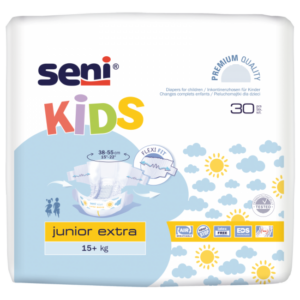 Seni Kids Junior Extra, Windelhosen, atmungsaktive Inkontinenzhosen für Kinder, P=30
