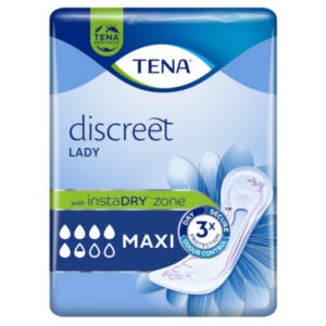 Die neue Tena Lady Discreet Maxi (12 Stück), HMV, Inkontinenzeinlagen bei starker Blasenschwäche