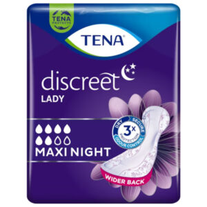 Die neue Tena Lady Discreet Maxi NIght (12 Stück), HMV, Inkontinenzeinlagen bei mittlerer bis starker Blasenschwäche