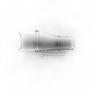 Schlauchadapter Breas APAP / CPAP Z1 Verbindung zu Standard- 22 mm CPAP-Schlauch